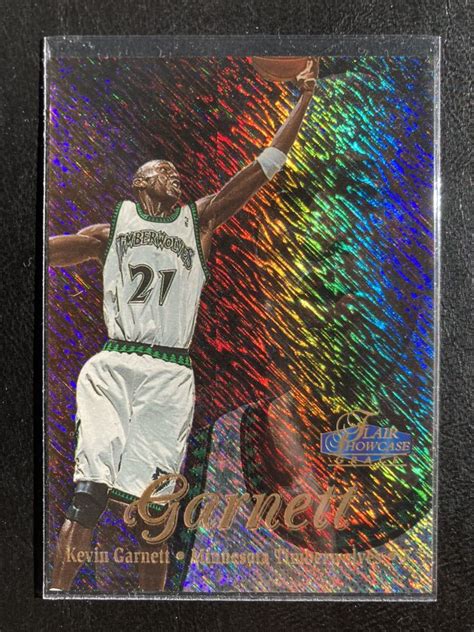 Nba Fleer Flair Showcase Row Kevin Garnett Fleer