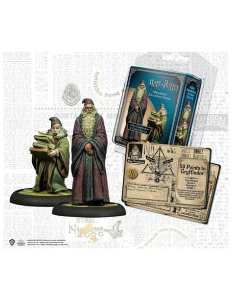 Harry Potter Miniatures Adventure Game Dumbledore Y Flitwick