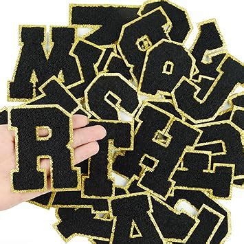 Amazon Morcheiong Pcs Inch Large Chenille Letter Patches A