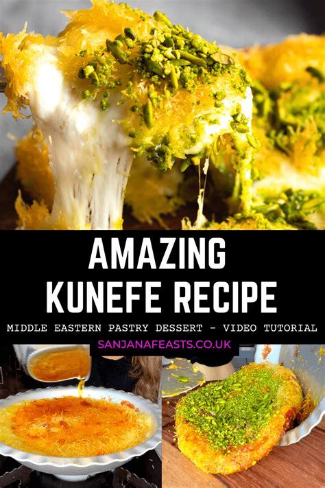 Easy Künefe Recipe | Delicious Knafeh or Kunafa - Middle Eastern ...