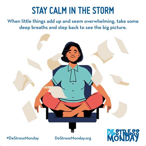 Stay Calm in the Storm with These Tactics - DeStress Monday