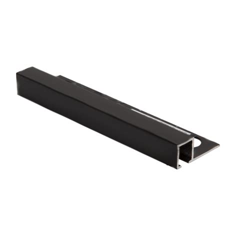 Square Edge Smart Matt Black Tile Trim Tdp By Genesis Premium Tile Trim