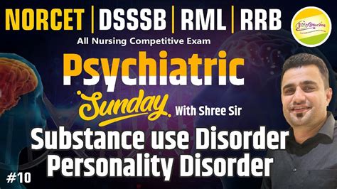 Psychiatric Sunday Substance Use Disorder Personality Disorder