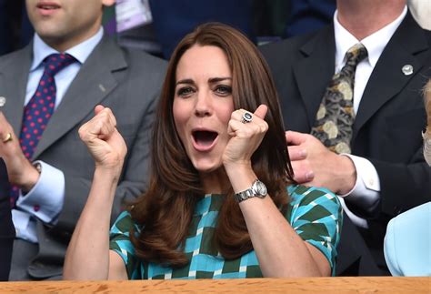 The Double Thumbed Woo Kate Middletons Funny Faces Popsugar