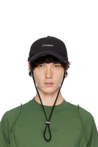 Jacquemus Black Le Chouchou La Casquette Artichaut Cap Ssense