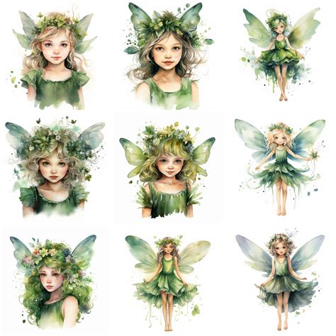 Magical Fairy Clipart High Quality PNG Fantasy Clipart - Etsy