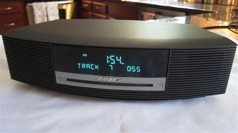 Bose Wave Music System Cd Radio Amfm Alarm Clock Graphite Gray Awrcc1