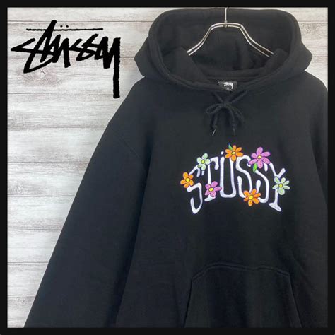 っておりま 《即完モデル》stussy プリントtシャツ 白 M Hfk7n M57910904825 デカロゴ フラワー クレームな