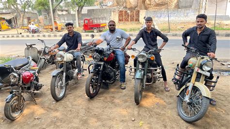 Kingonwork Bike Lover And Old Bullet Modify Royal Enfield