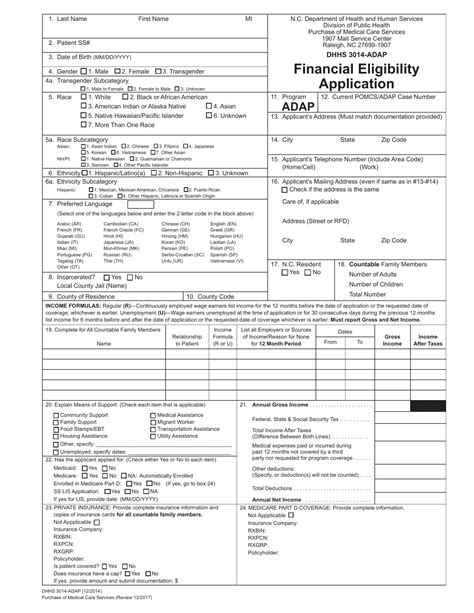 Form Dhhs Adap Fill Out Printable Pdf Forms Online