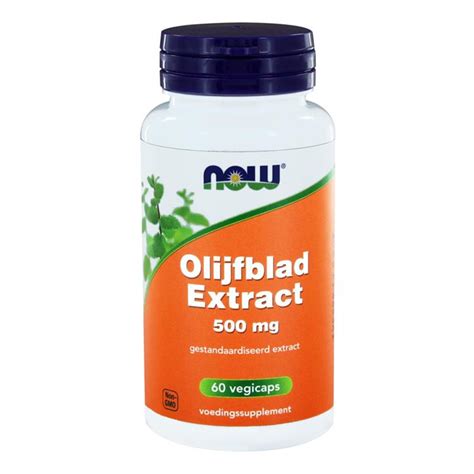 NOW Olijfblad Extract 500 Mg 60 Capsules