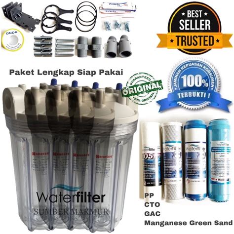 Jual Paket Filter Air Sumur Water Filter Housing Zat Besi Shopee