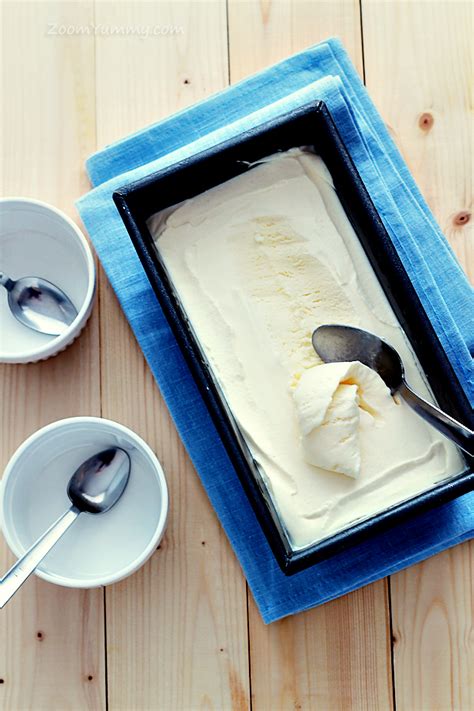 Easy Homemade Vanilla Ice Cream Without A Machine Recipe Zoom Yummy