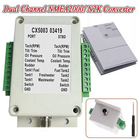 Dual Channel Nmea Converter N K Ohm Up To Sensors Marine