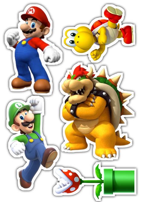 Mario Bros Y Luigi Super Mario Bros Party Mario Party 11th Birthday Lucas Emma Printable