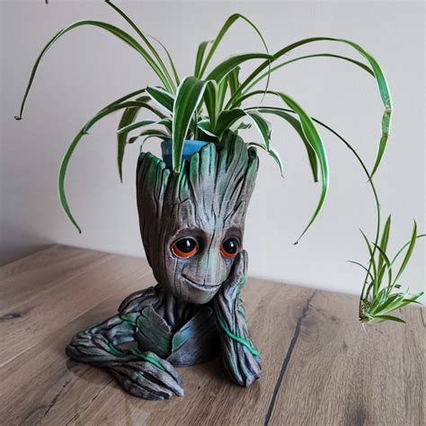 D Print Of Baby Groot Flower Pot Gardens Of The Galaxy By