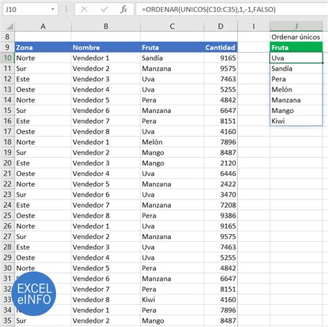 UNICOS Funciones de Matrices Dinámicas en Excel Sergio Alejandro Campos