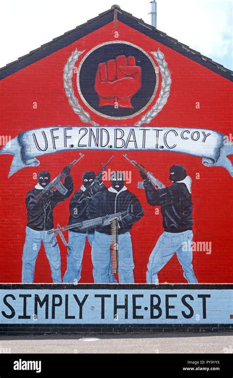 UFF, Ulster Freedom Fighters, Loyalist murals during The Troubles ...