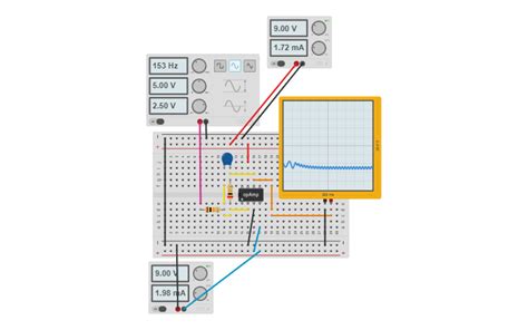 Circuit Design Filtro Pasa Bajas Tinkercad