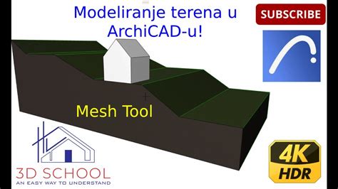 Modeliranje Konstruisanje Terena U ArchiCAD U MESH TOOL YouTube