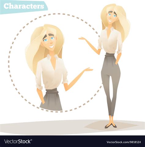 Business woman Royalty Free Vector Image - VectorStock