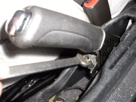 Replacing The Handbrake Cables On An Alfa Romeo Gt Or