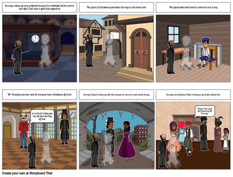 A Christmas Carol Stave 2 Jayden Storyboard By Jjxoxlol