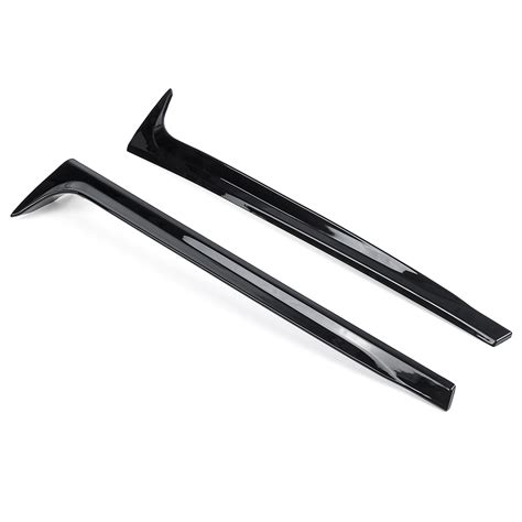 Pcs Car Rear Window Side Spoiler Wing Glossy Canard Canards Splitter