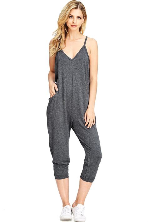 Solo Cropped Jumpsuit Cropped Jumpsuit Casual Weekend Outfit Jumpsuit