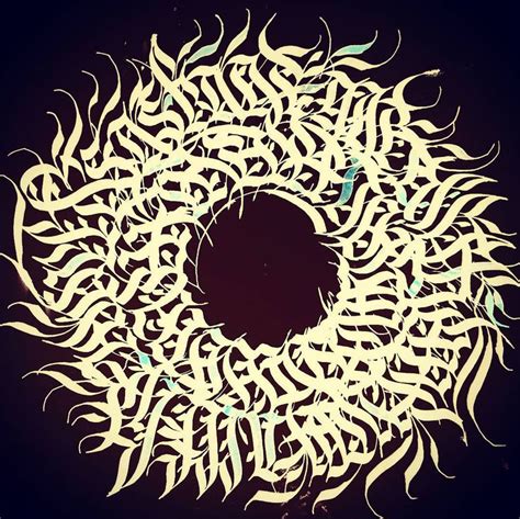 John Ång On Instagram “calligram Kinda Like A Calligraphy Doughnut Haha Second Attempt