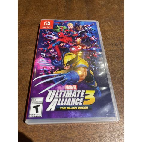 Marvel Ultimate Alliance 3 The Black Order Nintendo Switch Shopee