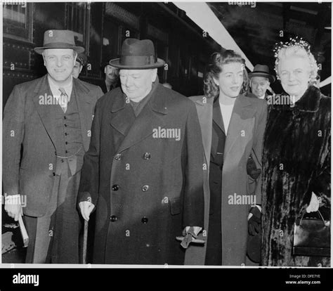 File Photograph of former British Prime Minister Winston Churchill ...