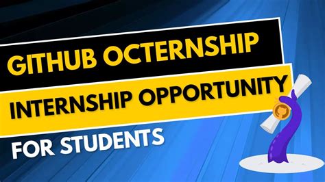 Github Octernships Internship Student Mentorship Stipend Open