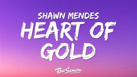 Shawn Mendes Heart Of Gold Lyrics Youtube