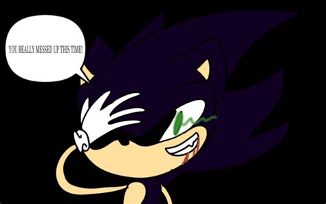 Dark Sonic - Fan Art & Comics - Sonic Stadium