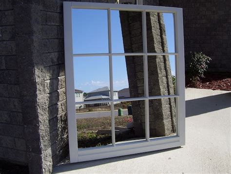 Decorative Antique White 9 Pane Window Frame By Newenglandartisans