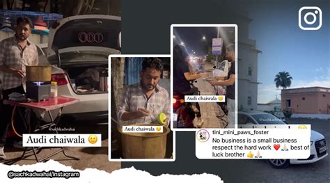 Move Over Mba Chai Wala Video Of Audi Chaiwala From Mumbai Goes