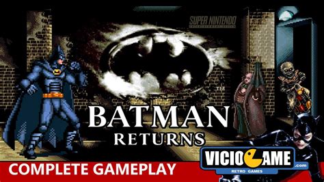 Batman Returns Super Nintendo Complete Gameplay Youtube