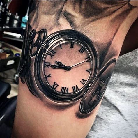 200 Popular Pocket Watch Tattoo And Meanings September 2018 Part 3