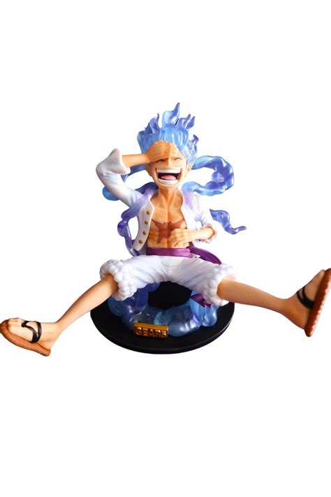 XAGVHIM Luffy Gear 5 White Hair One Anime Piece Statue Collectible ...