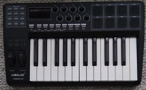 Worlde Panda 25 MIDI USB Keyboard Controller 25 Key With 8 Reverb