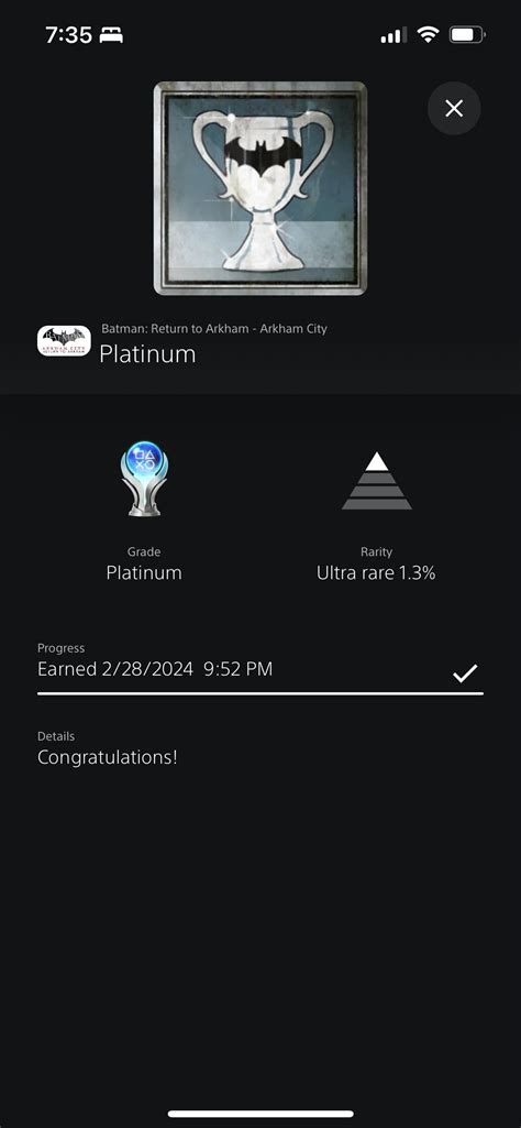 [Batman - Return to Arkham - Arkham City] - Platinum #7 : r/Trophies