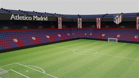 3D model Atletico Madrid Football Stadium VR / AR / low-poly | CGTrader