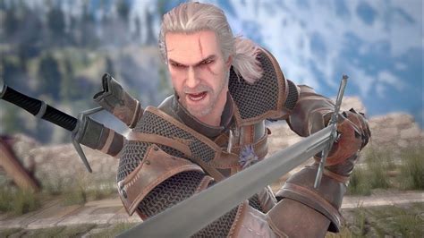 Soulcalibur Minutes Of Geralt Gameplay Swords And Signs E