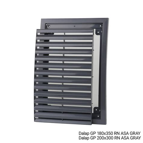 Dalap RN ASA Plastic Ventilation Grille With Fixed Shutter Without