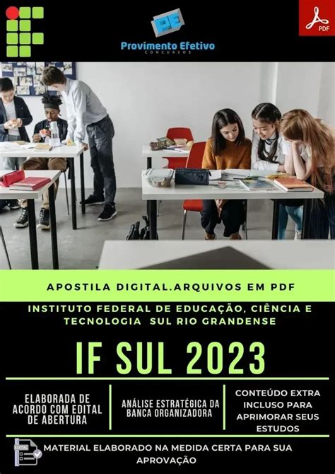 Provimento Efetivo Concursos Apostila IFSUL Técnico Assuntos