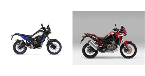 Motorrad Vergleich Yamaha Tenere 700 2021 Vs Honda CRF1100L Africa