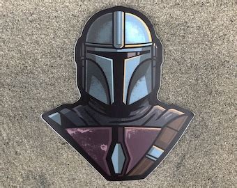 Star Wars The Mandalorian This Is The Way Waterproof Sticker Etsy