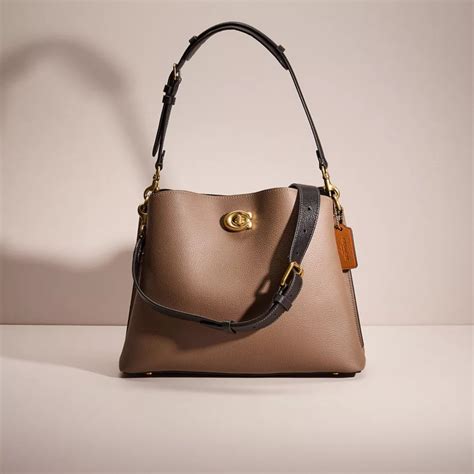 COACH® | Restored Willow Shoulder Bag In Colorblock