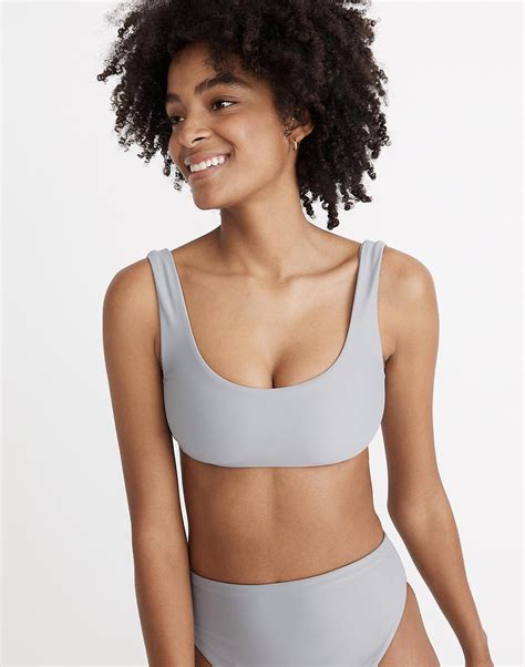 Buy MW Madewell X Jade Swim Rounded Edges Bikini Top At 44 Off